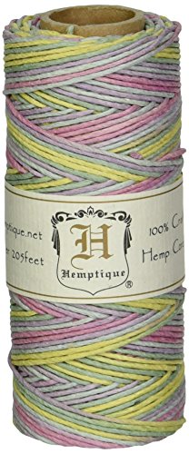 Hemptique Hanf Bunte Kordel Spule 9,1ÃÂÃÂ kg 205ÃÂÃÂ '-Baby Pastell, Anderen, Mehrfarbig